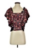Let Me Be 100% Cotton Red Short Sleeve Top Size S - photo 1