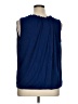 Left Coast by Dolan 100% Polyester Blue Sleeveless Blouse Size 1X - photo 2