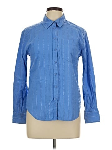 M&S Long Sleeve Button-Down Shirt (view 1)