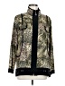 misook Animal Print Green Track Jacket Size M (estimated) - photo 1