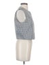 Mixit 100% Polyester Houndstooth Ivory Sleeveless Blouse Size S - photo 4