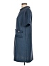 VOY Tweed Blue Casual Dress Size L - photo 5