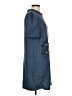 VOY Tweed Blue Casual Dress Size L - photo 4