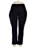 Larry Levine Solid Black Casual Pants Size 16 - photo 1