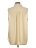 NYDJ Ivory Sleeveless Button-Down Shirt Size L - photo 2