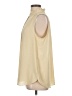 NYDJ Ivory Sleeveless Button-Down Shirt Size L - photo 5
