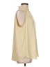 NYDJ Ivory Sleeveless Button-Down Shirt Size L - photo 4