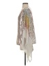 Boston Proper Metallic Silver Poncho Size XXS - photo 5
