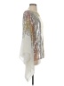 Boston Proper Metallic Silver Poncho Size XXS - photo 4