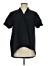 Athleta 100% Polyester Black Short Sleeve Blouse Size XS - photo 1