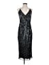 Saylor 100% Polyester Metallic Silver Cocktail Dress Size S - photo 1