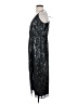 Saylor 100% Polyester Metallic Silver Cocktail Dress Size S - photo 5