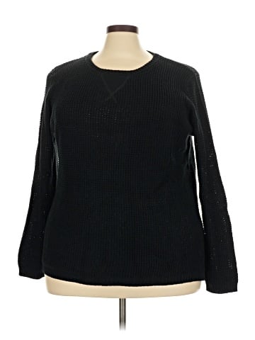 Woman Within Pullover Sweater (view 1)