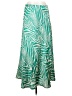 Easy Clothes 100% Polyester Tropical Green Casual Skirt Size S (tall) - photo 1