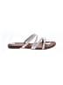 Nine West White Sandals Size 8 1/2 - photo 1