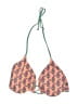 Boden 100% Polyester Paisley Orange Swimsuit Top Size 16 - photo 1