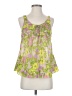 Marc Jacobs 100% Cotton Green Sleeveless Blouse Size 0 - photo 1