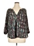 Willi Smith 100% Polyester Teal 3/4 Sleeve Blouse Size XL - photo 1