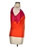 Weavers Color Block Orange Short Sleeve Top Size XL - photo 4