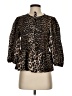 Unbranded 100% Polyester Animal Print Brown 3/4 Sleeve Blouse Size S - photo 1