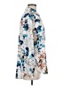Attention 100% Polyester Floral Ivory Long Sleeve Blouse Size M - photo 4