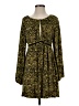 Jacques Moret Print Gold Casual Dress Size XS - photo 1