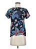 Ann Taylor LOFT 100% Polyester Blue Short Sleeve Blouse Size XS - photo 1