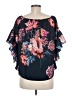 Unbranded Black Short Sleeve Blouse Size M - photo 2