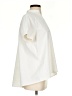Athleta 100% Polyester Ivory Short Sleeve Blouse Size XS - photo 4