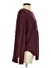 Free People Burgundy Long Sleeve Blouse Size XS - photo 4