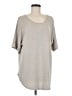 Natori Gray Short Sleeve T-Shirt Size L - photo 1