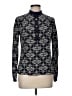 Tory Burch 100% Silk Blue Long Sleeve Silk Top Size 6 - photo 1