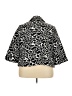 Spense 100% Polyester Animal Print Black Jacket Size 3X - photo 2