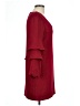 Unbranded Solid Burgundy Cocktail Dress Size L (estimated) - photo 4