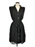 M. Fredric 100% Polyester Solid Black Casual Dress Size M (estimated) - photo 1