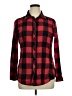 Indigo 100% Cotton Plaid Red Long Sleeve Button-Down Shirt Size XL - photo 1