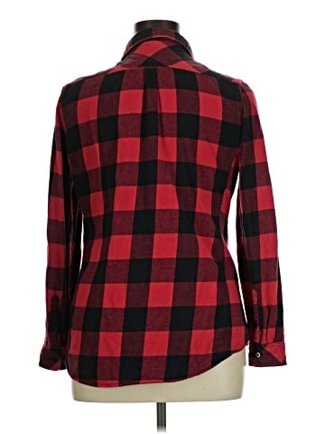 Indigo Long Sleeve Button-Down Shirt (view 2)