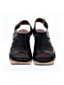 Indigo Black Wedges Size 7 - photo 2