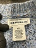 For The Republic Tweed Blue Pullover Sweater Size XS - photo 7