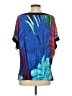 Assorted Brands Blue Short Sleeve Blouse Size S (estimated) - photo 2