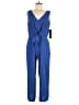 MSK 100% Polyester Solid Blue Jumpsuit Size M - photo 1