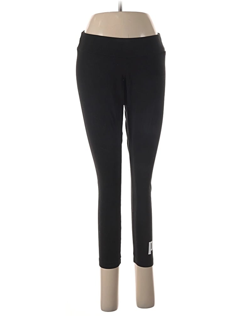 Pre-owned Puma Active Pants In Black