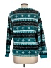 Muk Luks 100% Polyester Teal Pullover Sweater Size L - photo 2