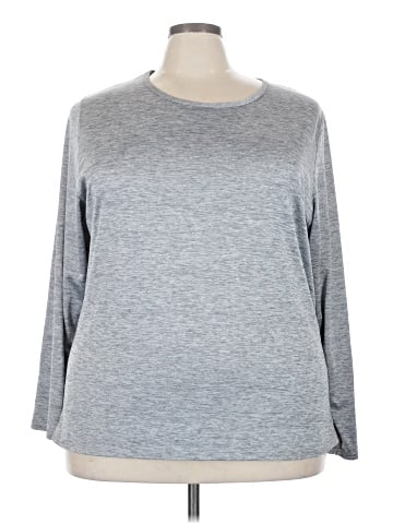 Real Essentials 3/4 Sleeve T-Shirt (view 1)
