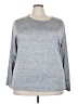 Real Essentials Gray 3/4 Sleeve T-Shirt Size 3X - photo 1