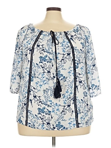 Lavish 3/4 Sleeve Blouse (view 1)