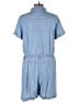 Crazy Train Solid Blue Romper Size L - photo 2