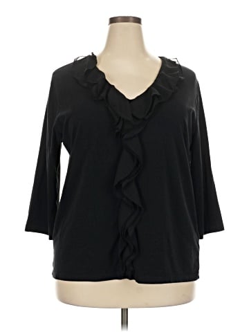 Jones New York Signature 3/4 Sleeve T-Shirt (view 1)