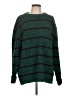 American Eagle Outfitters Stripes Green Pullover Sweater Size L - photo 1