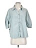 8 Seconds Teal 3/4 Sleeve Button-Down Shirt Size S - photo 1